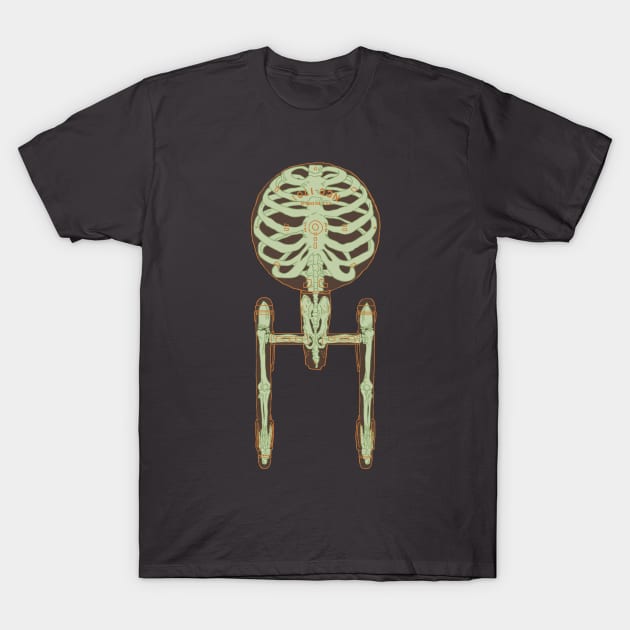 Spaceship Skeletal Survey: The Enterprise T-Shirt by joshln